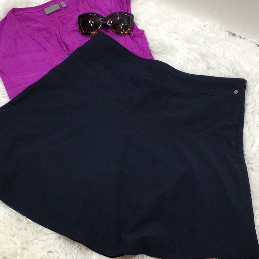 Izod navy blue golf skort 10